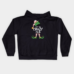 I'm The Crazy Elf Kids Hoodie